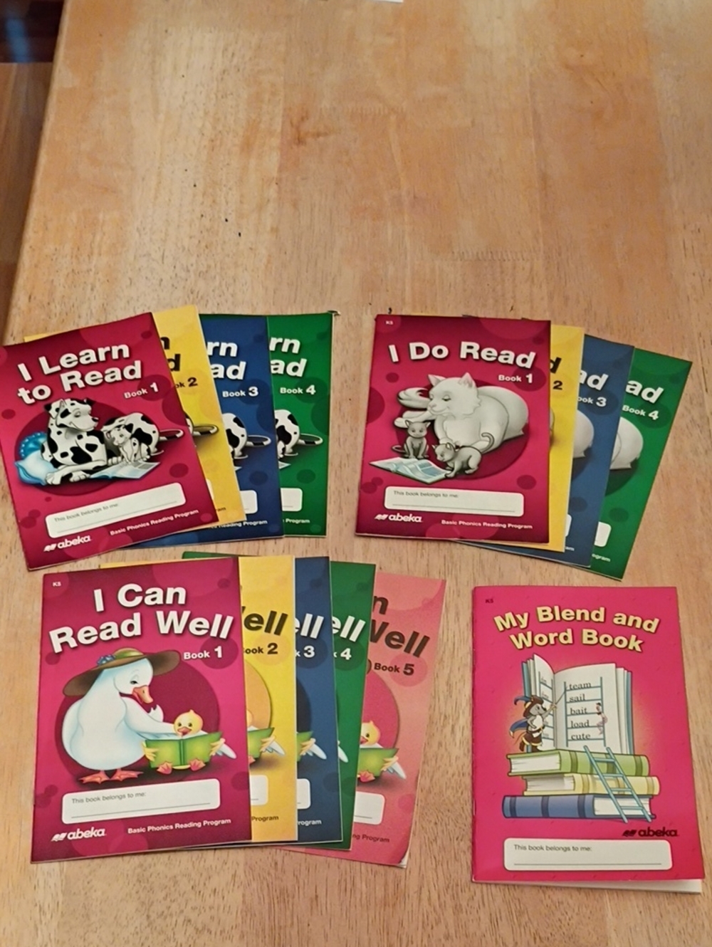 Abeka Basic Phonics Readers and My Blend And Word Book